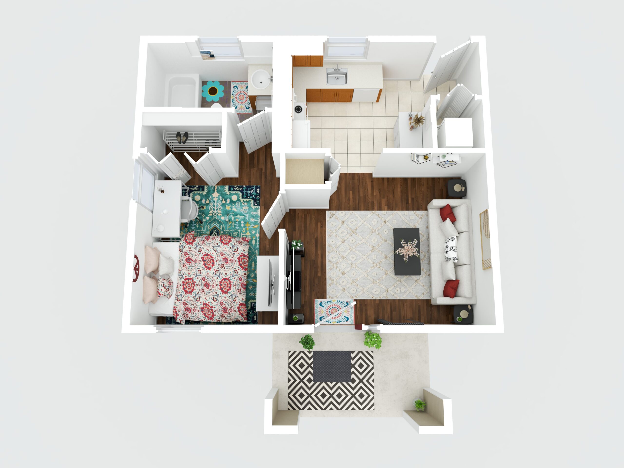 Villa Floorplan 1 bedroom